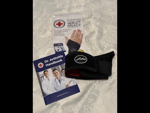 Review of Dr Arthritis Wrist Brace and Handbook support #wristbrace #wrists