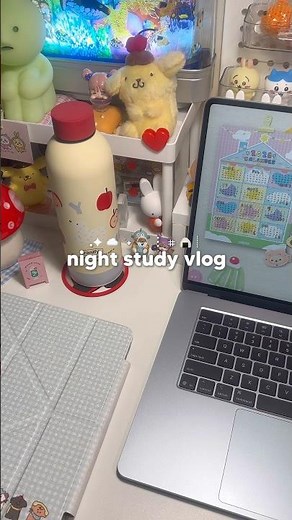 Back with another study vlog ꒰｡•◡•｡꒱ 🍙🎧 #study #studywithme #studyvlog #studying #studymotivation