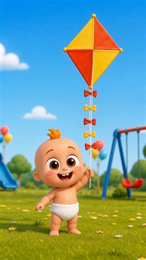 Bebek ve Uçurtma Hikayesi - Mini Çocuk Animasyonu #shortvideo