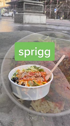 Sprigg Salad Review: Glasgow's Fresh & Delicious Lunch Spot