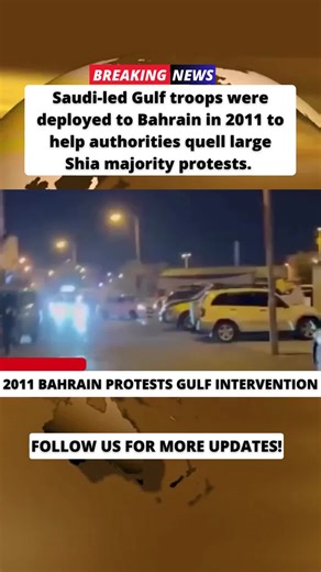 In 2011, Bahrain experienced widespread anti-government protests led largely by its Shia majority seeking political reform and greater equality as part of the Arab Spring demonstrations. At the Bahraini government’s request, the Gulf Cooperation Council (GCC) agreed to send troops to help protect strategic sites and support security operations. As part of that intervention, around 1,000 Saudi Arabian troops and additional forces from the United Arab Emirates entered Bahrain via the King Fahd Cau
