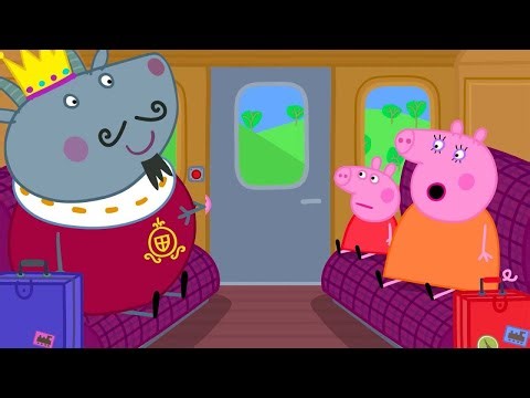 Peppa Pig Goes on a Royal Train Ride to an Exciting Destination 🐷 🚂 Adventures With Peppa Pig