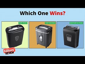 5 Best Paper Shredders 2025 - [Editors' Review]
