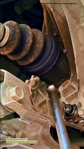 CV Axle Removal Tool | Quick Driveshaft Extraction Process