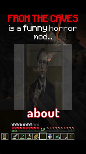 FROM THE CAVES is a HILARIOUS and SCARY minecraft horror mod... #minecrafthorror #memes #gaming