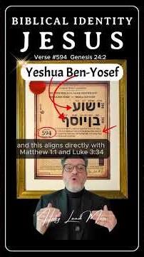 Jesus’ Biblical Identity Begins With His Hebrew Name