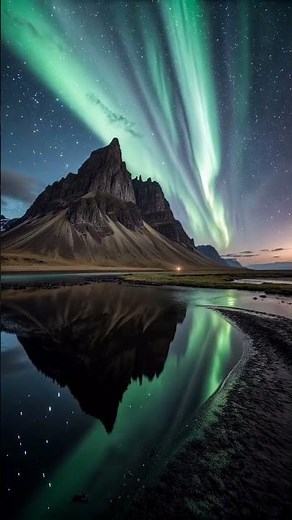 Northern Lights Over Kirkjufell Waterfall | Unreal Iceland Night