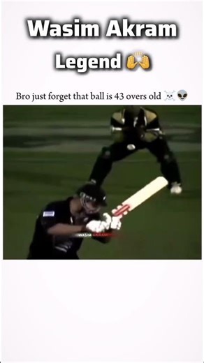 Wasim Akram Peak Bowling With Swing 😍. #cricket #wasimakram