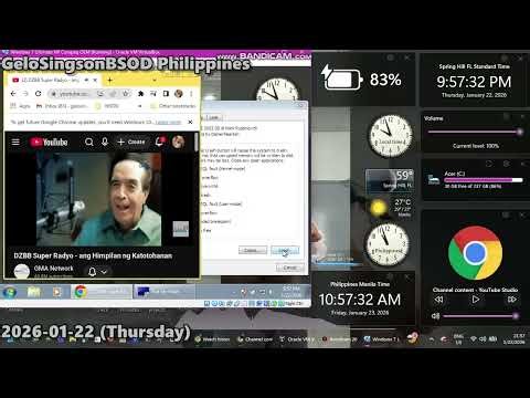 DZBB Ang Himpilan ng Katotohanan has BSOD VM (Windows 7 Ultimate HP Compaq OEM)