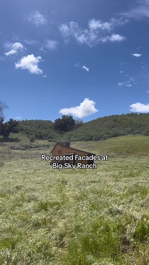 Recreated Facades at Big Sky Ranch