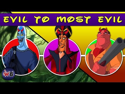 Disney Renaissance Villains: Evil to Most Evil