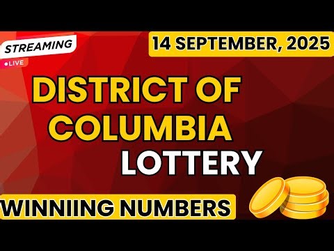 District of Columbia Midday Lottery Results For - 14 Sep, 2025 - DC-2 - DC-3 - DC-4 - DC-5
