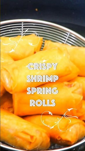 How I Make Spring Rolls Crispy Every Single Time #recipe #cooking #tips