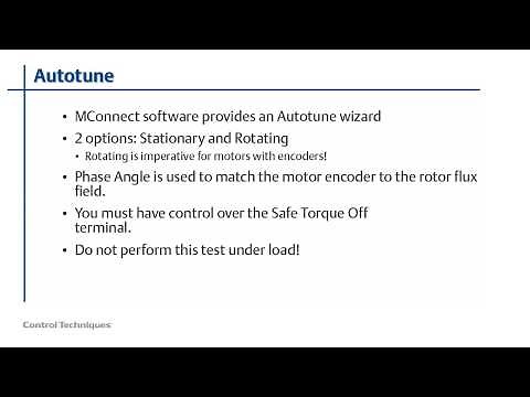 Autotuning a Permanent Magnet Motor