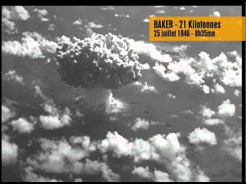 Atomic bomb - Baker underwater test HQ
