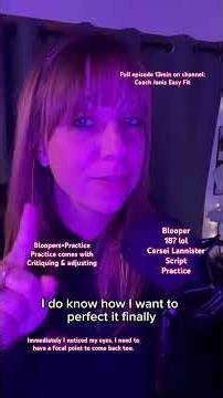 Bloopers: Voice Acting Practice Script reading: Skool Project: Cersei Lannister lines.