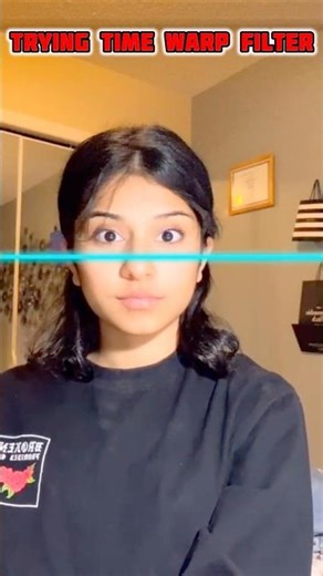 Time warp filter tutorial 👀 #shorts