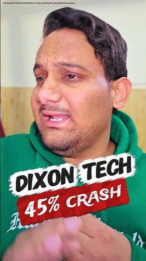 DIXON TECHNOLOGIES SHARE CRASHES 45% 😰 WHAT TO DO NOW?