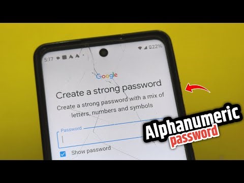 How to Create Alphanumeric Password | Alphanumeric Password Kaise Banaye