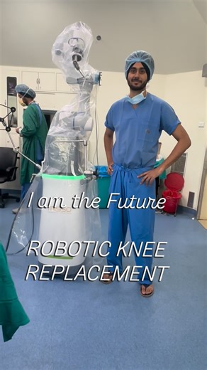 Dr. Andleeb Sachdev | I am the Future - MISSO Robotic Knee Replacement #orthosurgeon #orthopedics #surgeon #surgeonlife #roboticsurgery | Instagram