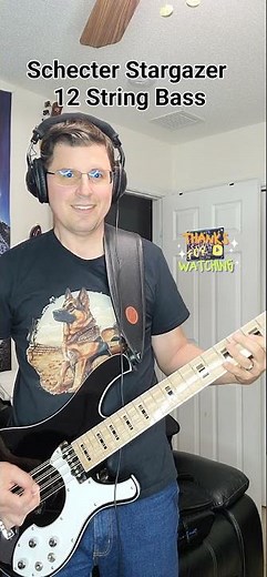Schecter Stargazer 12 String Bass #basscover #bassguitar #schecterguitars #pearljamcover