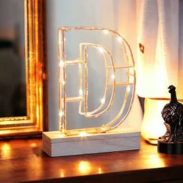 Light Up Letter Light LED - D