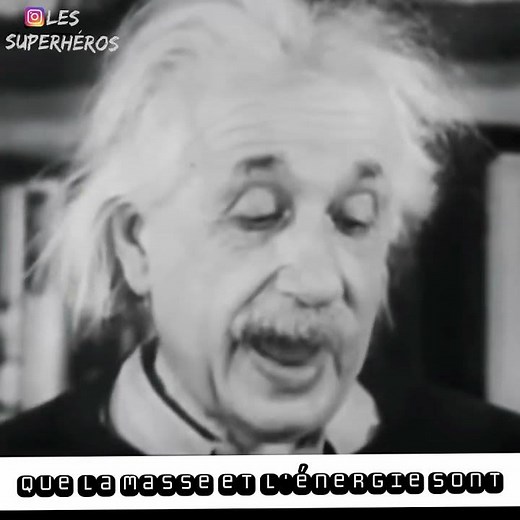 Albert Einstein explique l'équation e=mc2