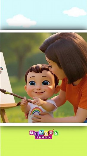 🌈 Color Song - Learn Colors for Kids #shorts #nurseryrhymes #songsforkids