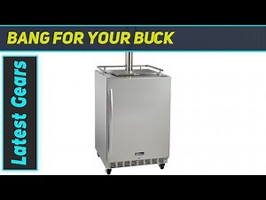 Kegco HK38SSC-2 Dual Tap Stainless Steel Kegerator: The Ultimate Commercial Beer Dispenser!
