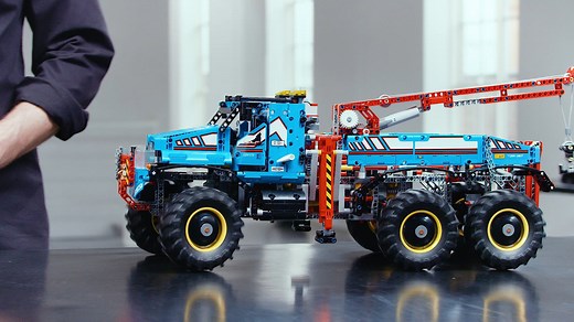 Schaue dir die Funktionen und Features des LEGO Technic 42070 Allrad-Abschleppwagens an 😎 Inklusive einem alternativen Modell und einer Überraschung: | LEGO