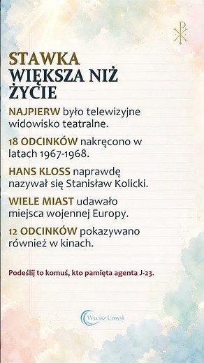 Stawka większa niż życie: kulisy serialu o Hansie Klossie i miejsca, w których go kręcono