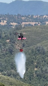 National Guard UH-60 making a drop during training with CalFire. 5/2025 - - #uh60 #blackhawk #uh60blackhawk #army #nationalguard #helo #helicopter #aviation #pilot #calfire #firefighter #aerialfirefighting | Mike Henry
