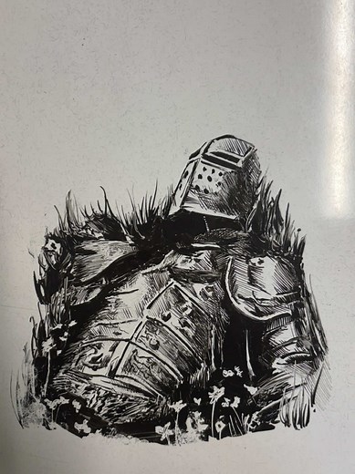 Creating a Dark Fantasy Knight Drawing