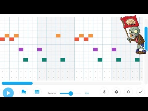 Plants vs Zombies (Crazy Dave) | Chrome Music Lab
