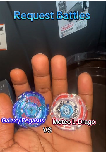 Epic Beyblade Request Battle: Galaxy Pegasus vs Meteo L-Drago