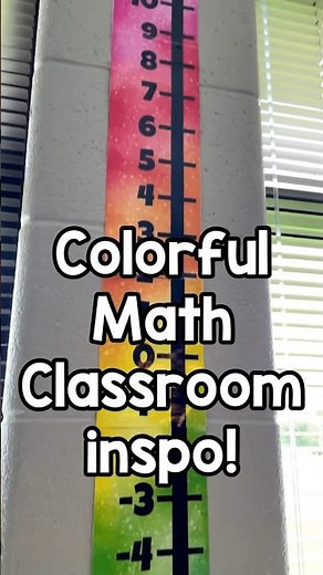 Colorful math classroom decorations & inspiration! #classroomdecor