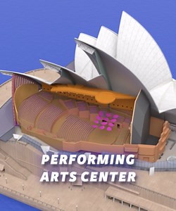 What's inside the opera house?
