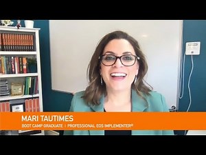 Professional EOS Implementer® Boot Camp Graduate - Mari Tautimes