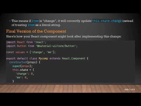 How to Change State Object Values While Looping Through an Array in React
