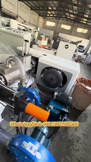 Air-cooling Granulation Machine, Indoor plastic recycling----PE,PP,biodegradable plastic materials
