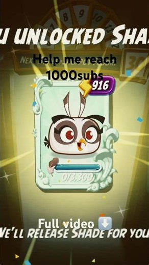 How to unlock SHADE #ab2 #angrybirds2