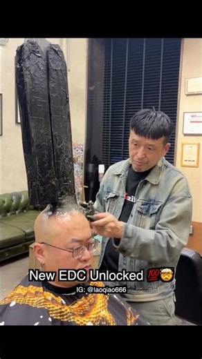 NEW EDC Unlocked 💯🤯 Balisong Butterfly Knife Haircut Via IG laoqiao666 #shorts #gta #gta6