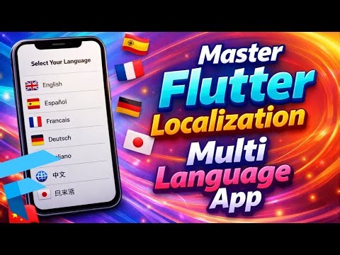 Master Flutter Localization Step-by-Step | Multi-Language App Tutorial