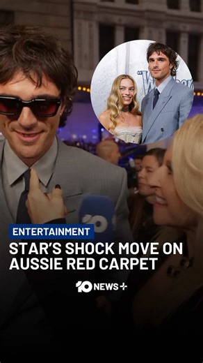 We didn’t see this coming! 🫣 Superstars Jacob Elordi and Margot Robbie sent Aussie fans into a frenzy as they stepped out onto the red carpet for the Wuthering Heights premier in Sydney. For the full story, click the link in bio. Watch and stream free on 10 and YouTube. Catch up on Spotify. #jacobelordi #margotrobbie #aussielife #wutheringheights #goldtooth