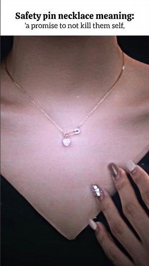 safety pin necklace meaning: #short