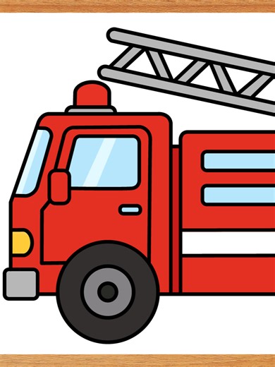 Fire Truck Drawing Tutorial: Easy Step-by-Step Guide