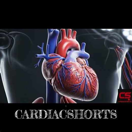 Beating Heart Animation | How the Heart Works 🫀 #shorts #cardiology
