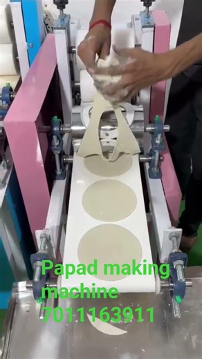 Automatic Papad Making Machine in Action 🔥