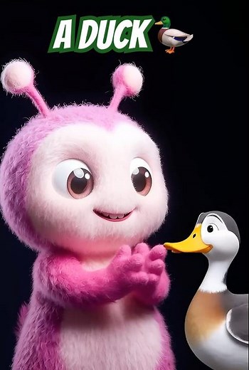 A Duck 🦆 Fun English Lesson for Kids – Animals and Sounds | PinkiLingo Learning