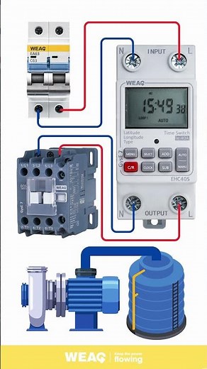 Auto Pump Control: Timer Switch Solution.